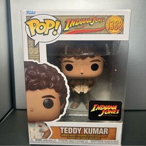Funko Pop! Indiana Jones Teddy Kumar Brown and Cream Figure